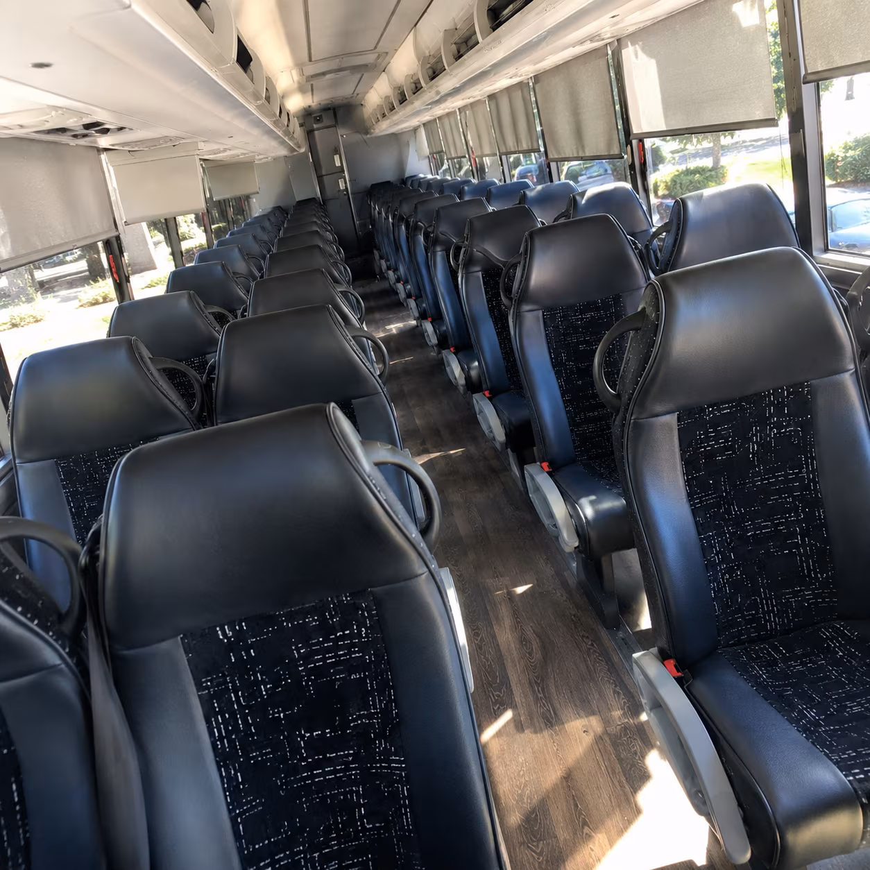 southfield charter bus interior gallery