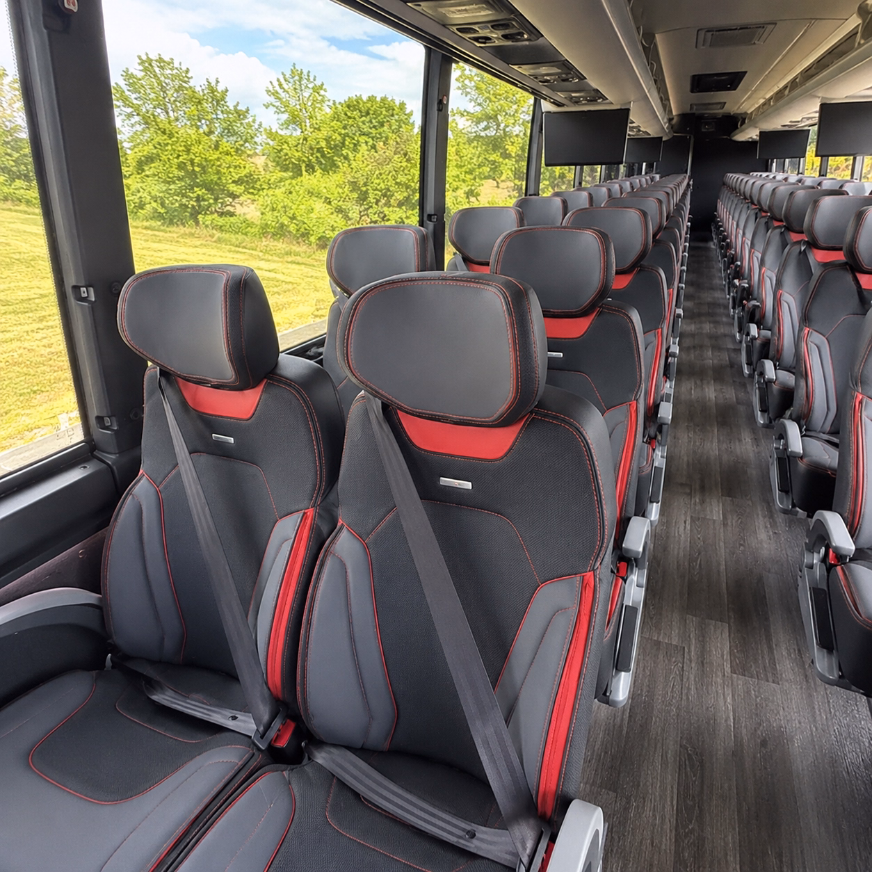 southfield school event transportation onboard seating
